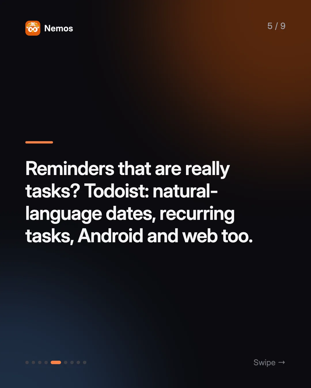 Reminders that are really tasks? Todoist: natural-language dates, recurring tasks, Android and web too.