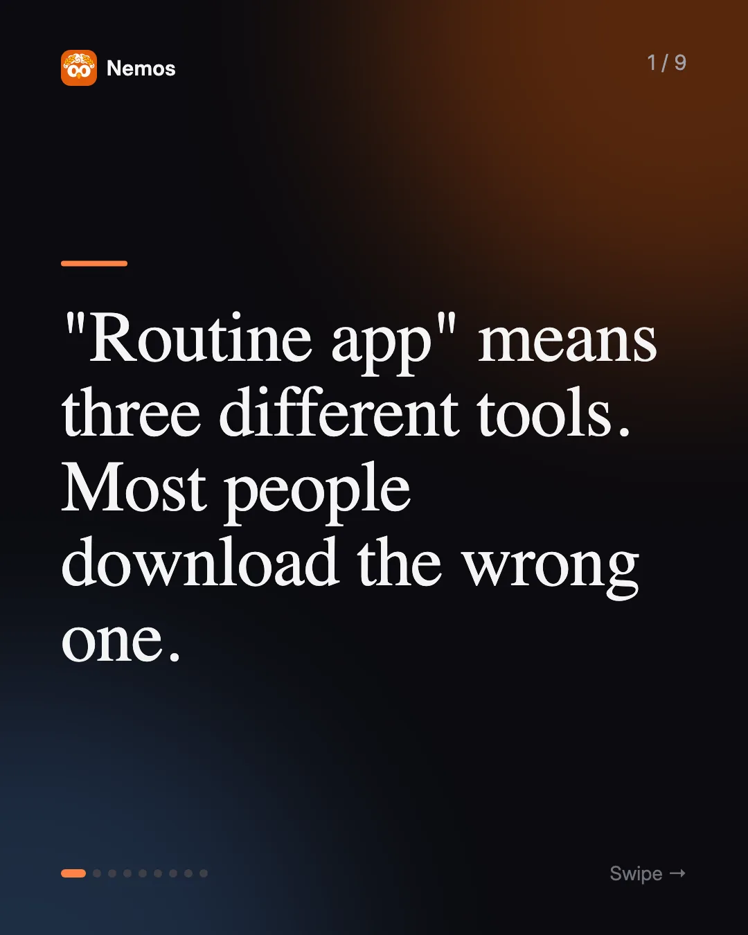 "Routine app" means three different tools. Most people download the wrong one.