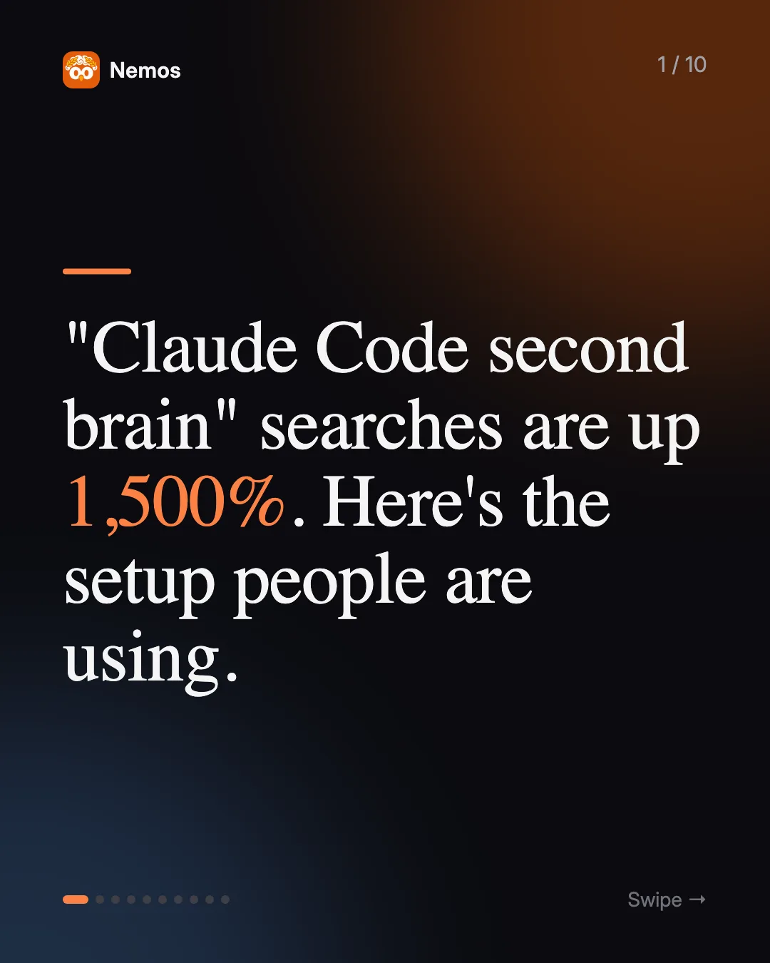"Claude Code second brain" searches are up 1,500%. Here's the setup people are using.
