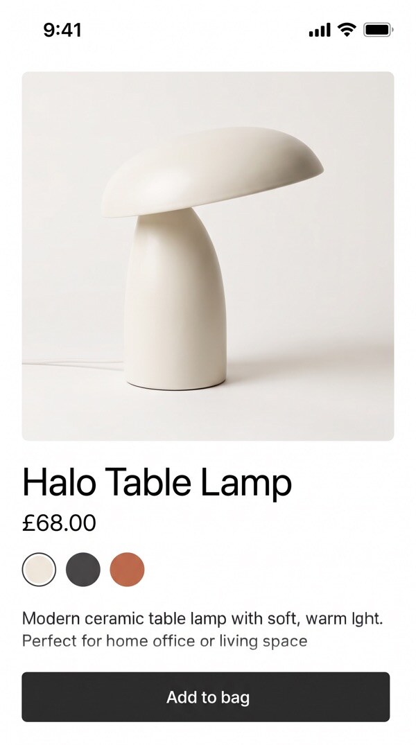A product saved from a shop